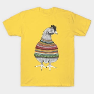 chicken knit T-Shirt